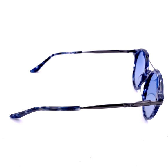 Versace 1969 Round Acetate Sunglasses - Polarized lens Metal Bridge Bar - Picture 5 of 10